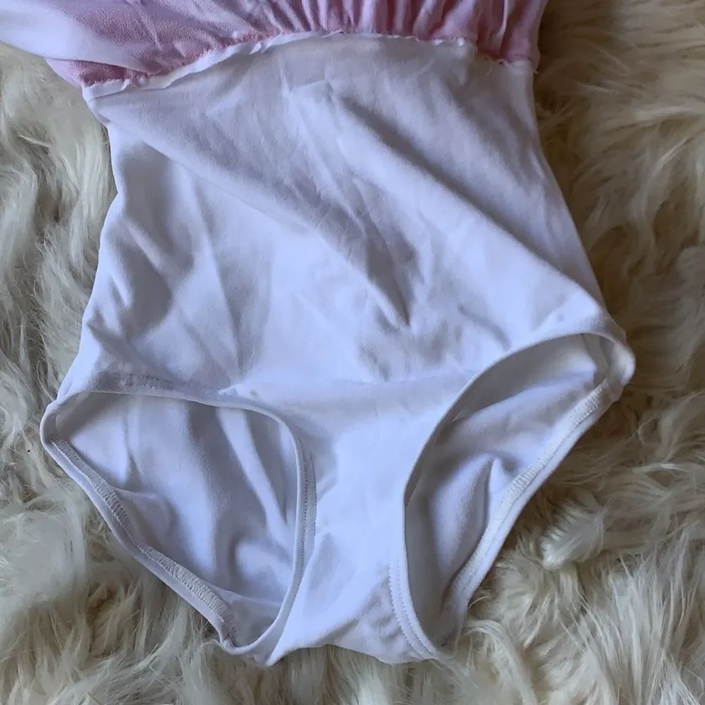 Wolff Fording & Co Pink and White Dress Child Size 8C